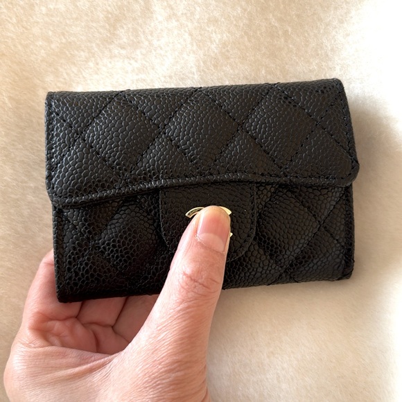 Handbags - Double C leather card wallet